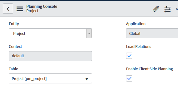 planning console enable